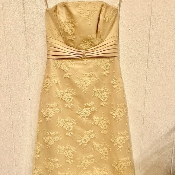 Norstdom DuSK Cream strapless dress - Picture 2 of 9